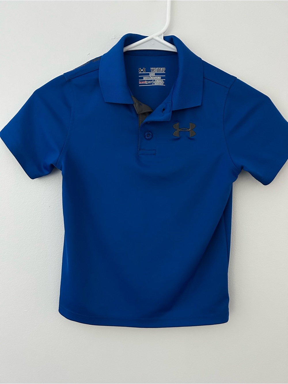 Under Armour Boys Royal Blue Athletic Polo